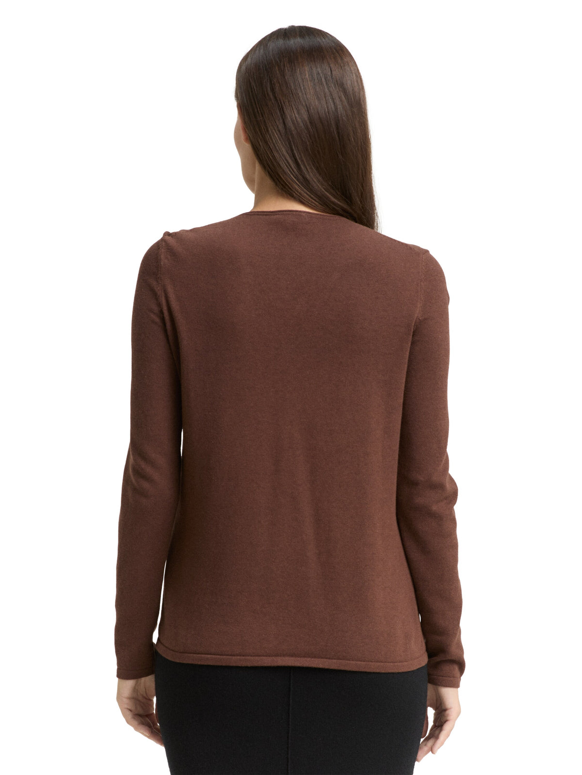 Strickpullover mit V-Ausschnitt