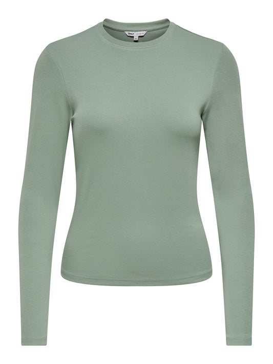 ONLRILEY O-NECK L/S TOP JRS NOOS