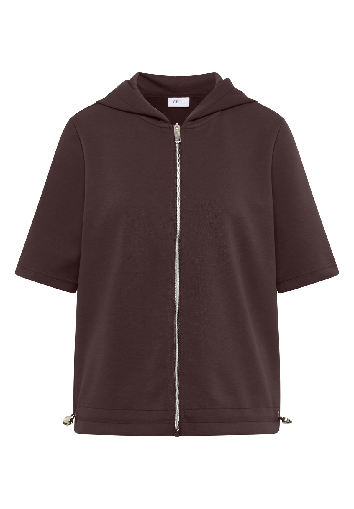 Kapuzenjacke mit seitlichen Tunnelzügen