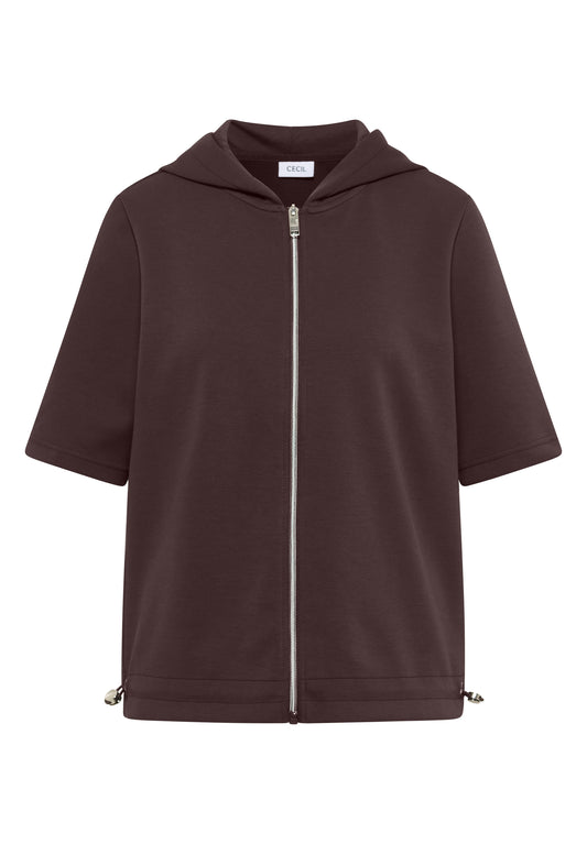 Kapuzenjacke mit seitlichen Tunnelzügen
