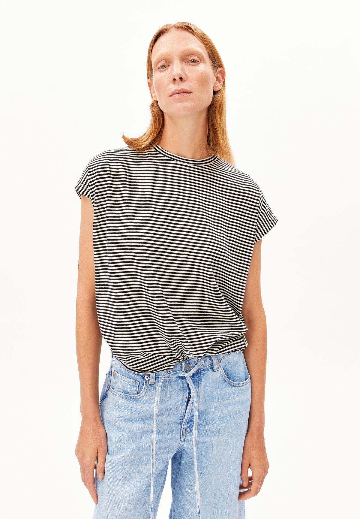 SLUB JERSEY STRIPE T-SHIRT