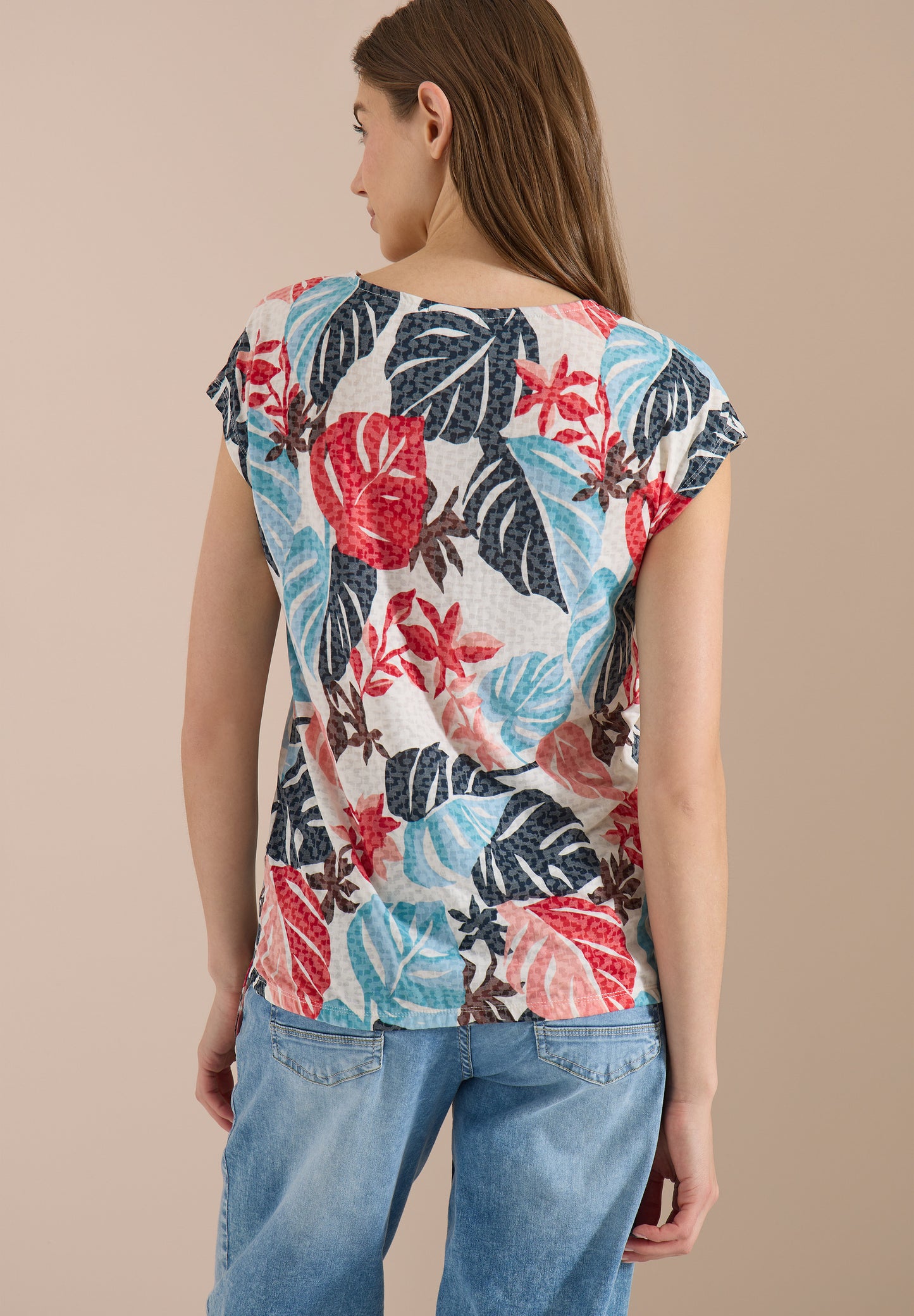 T-Shirt in Ausbrenner-Optik