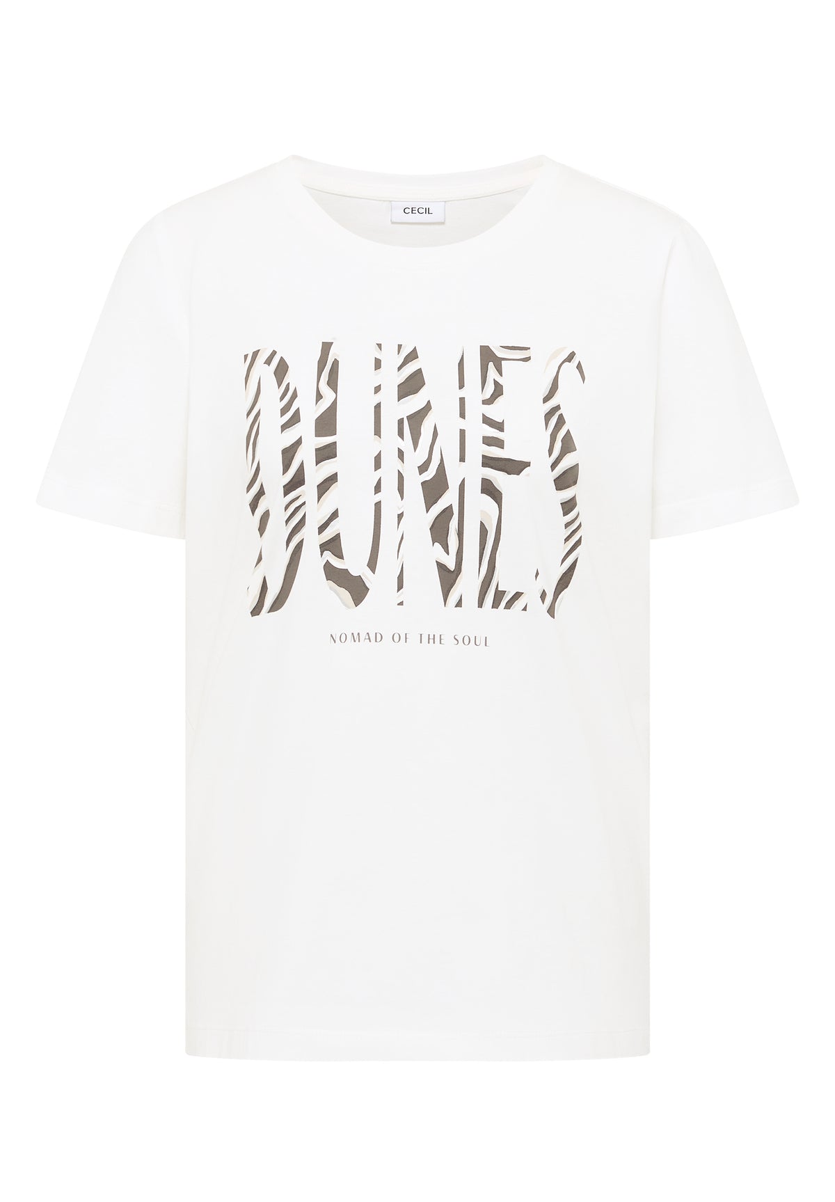 T-Shirt mit Rundhals und Frontprint