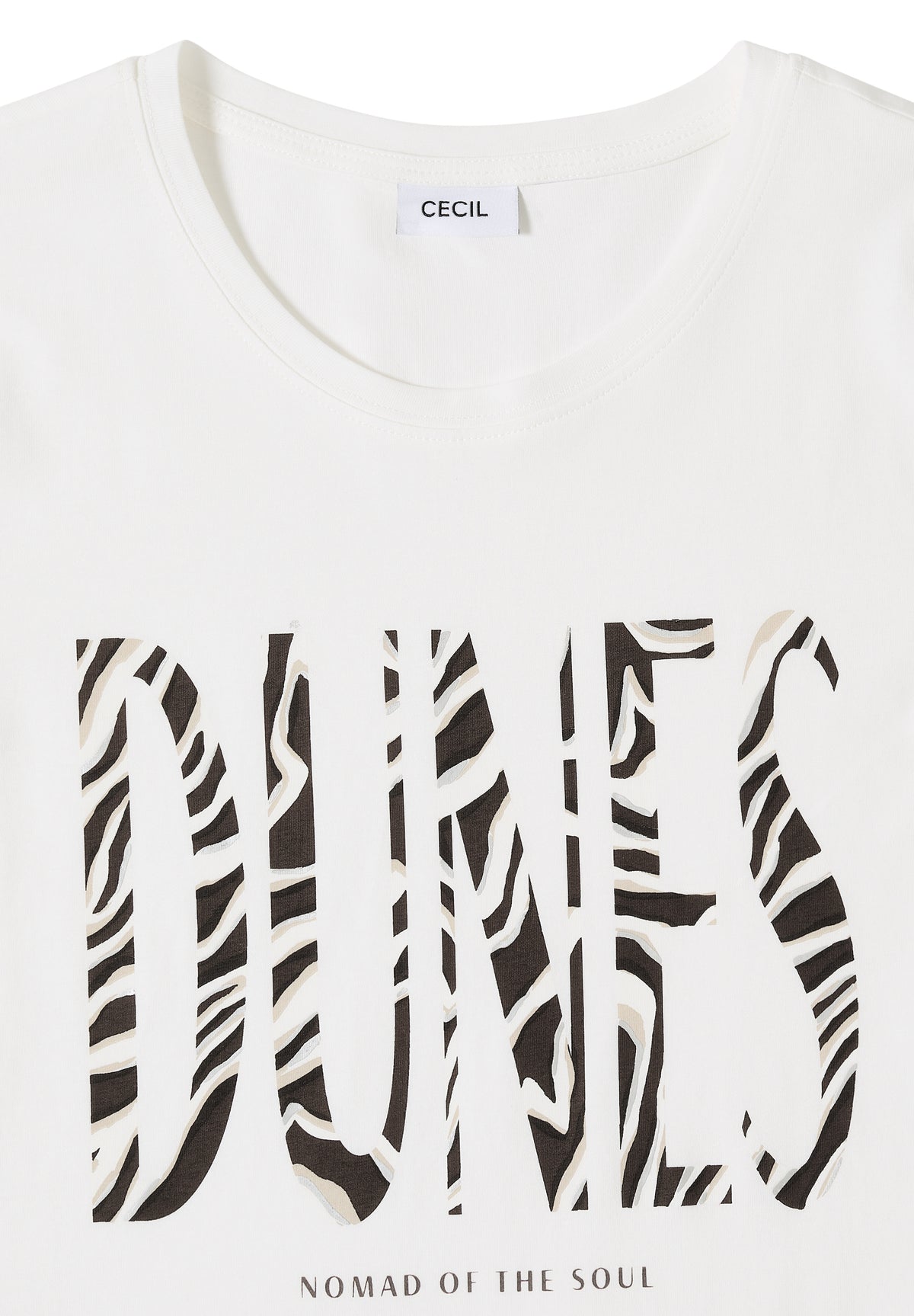T-Shirt mit Rundhals und Frontprint