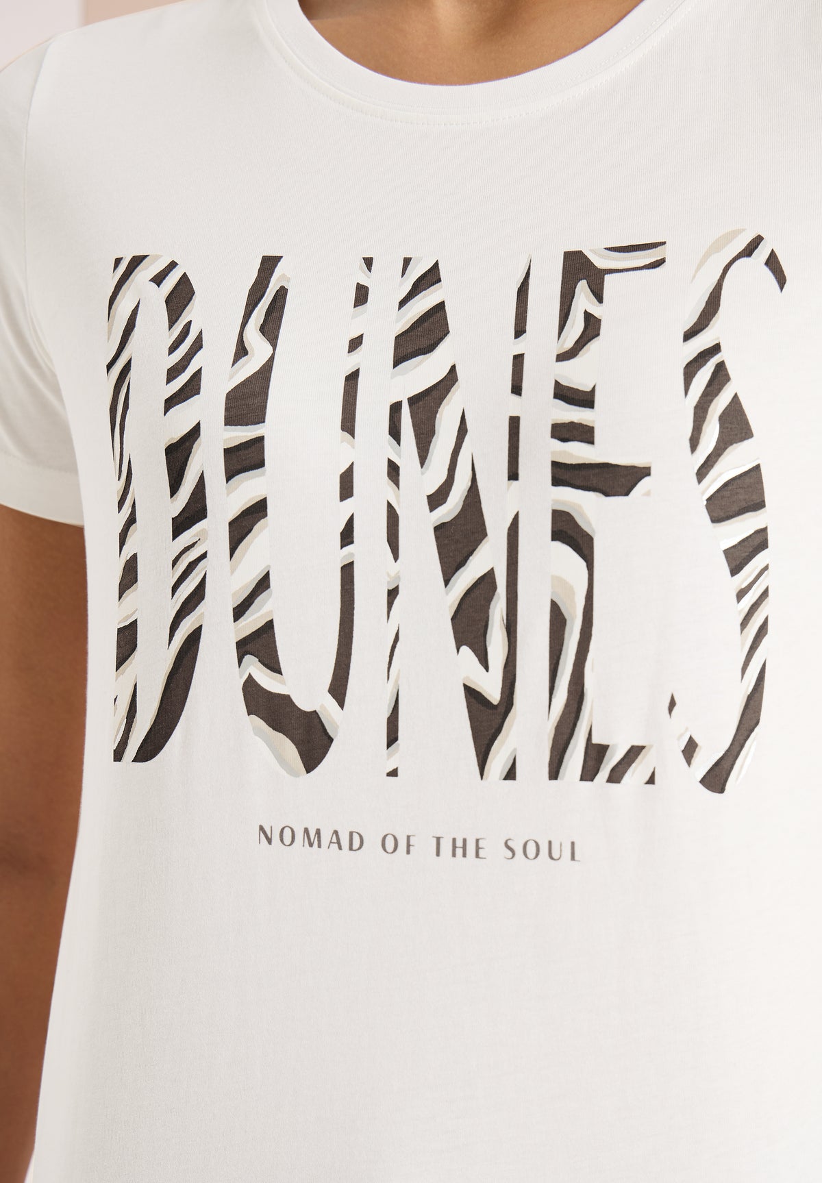 T-Shirt mit Rundhals und Frontprint