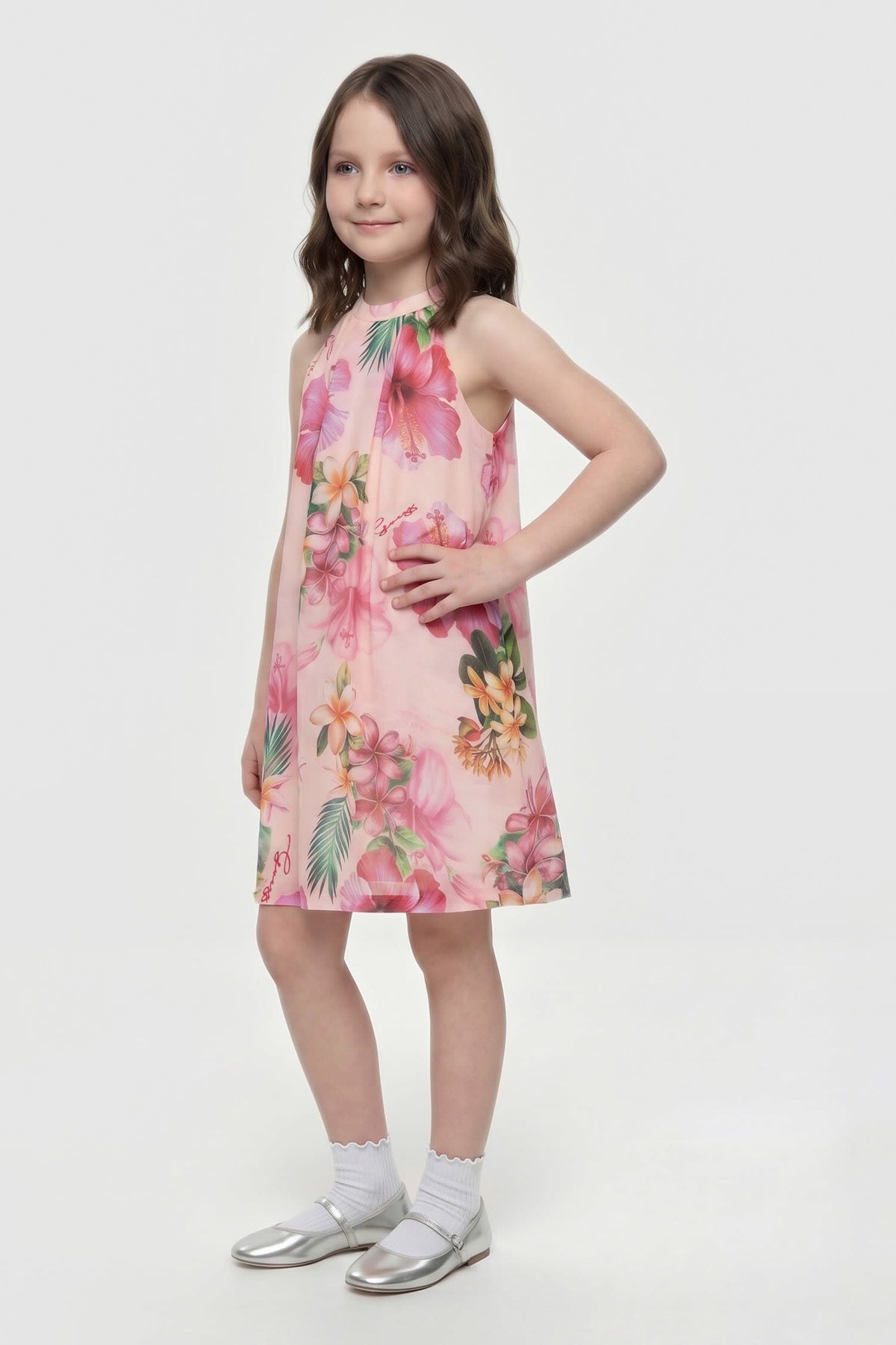 CHIFFON SS DRESS