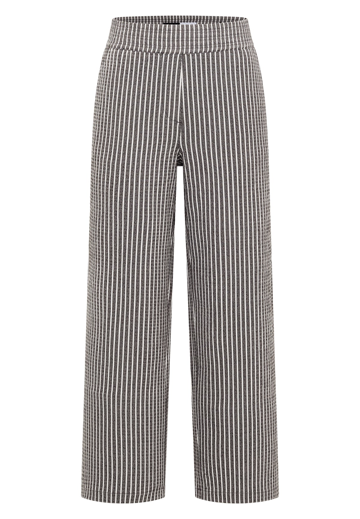 7/8 Wide Leg Hose in Seersucker-Qualität