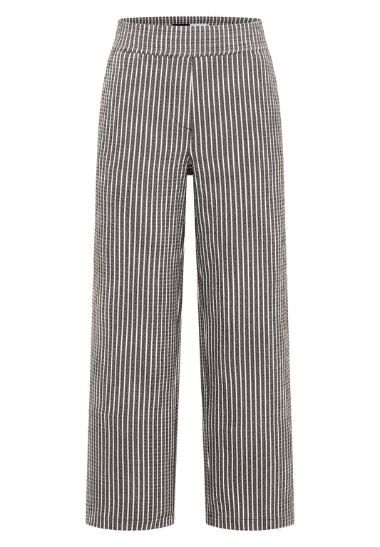 7/8 Wide Leg Hose in Seersucker-Qualität