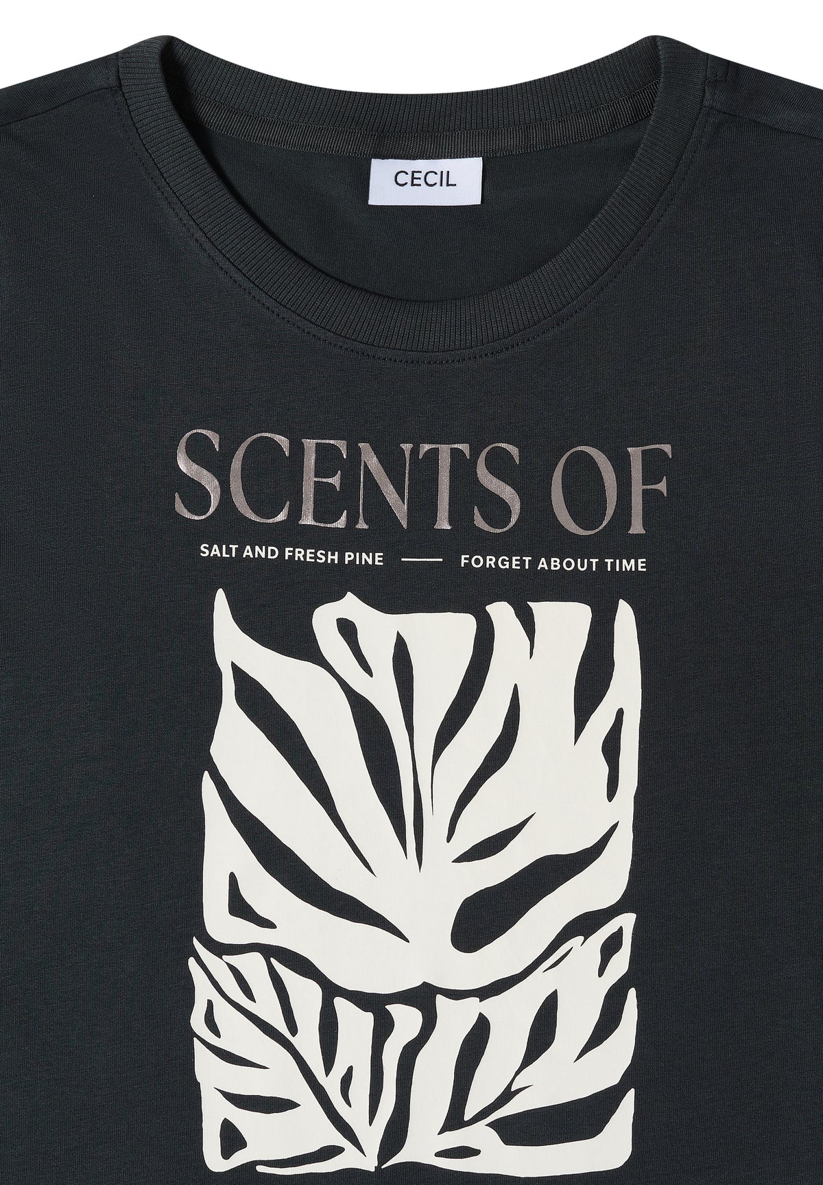 T-Shirt mit Rundhals und Frontprint