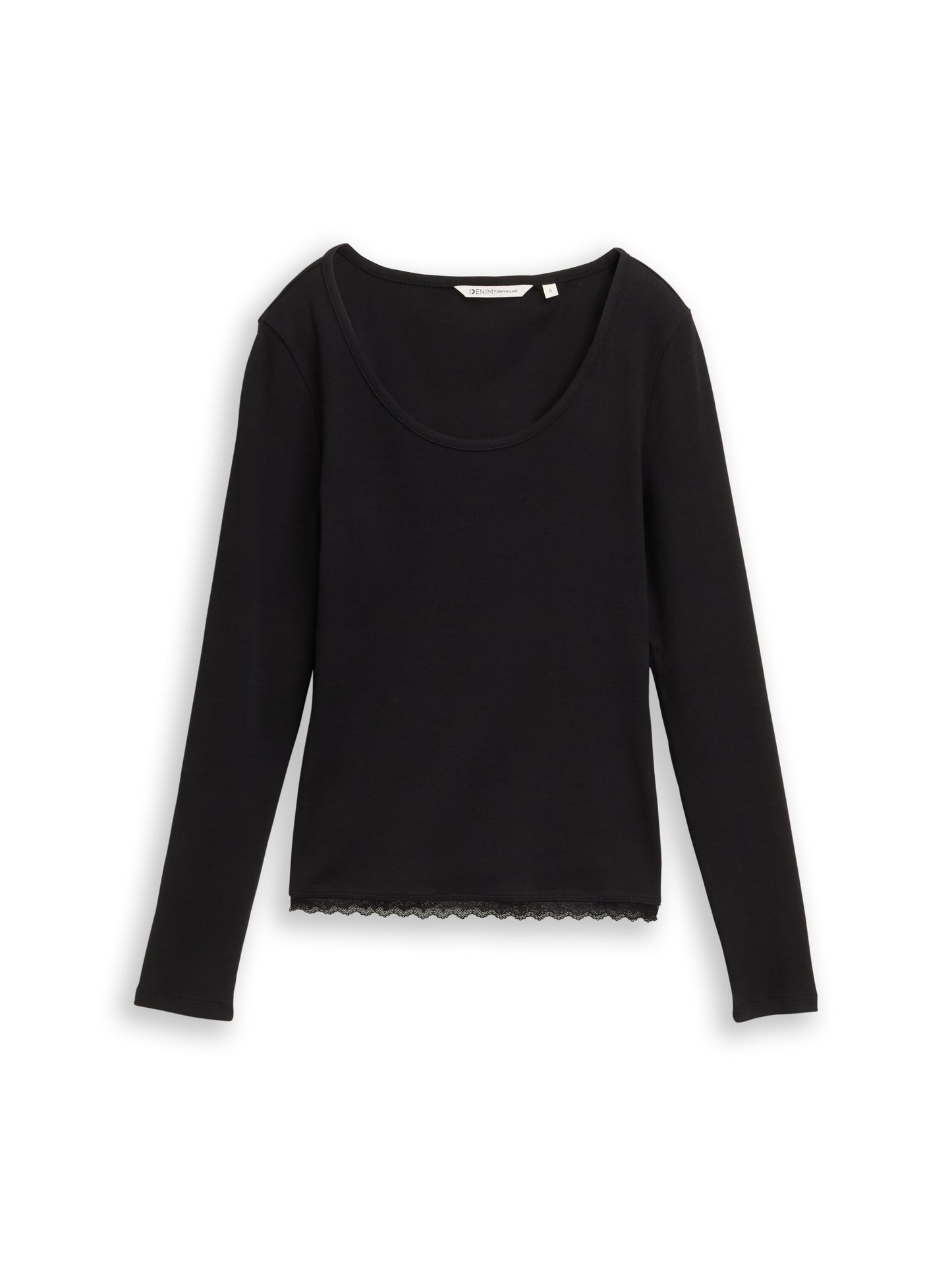Langarmshirt mit Spitze