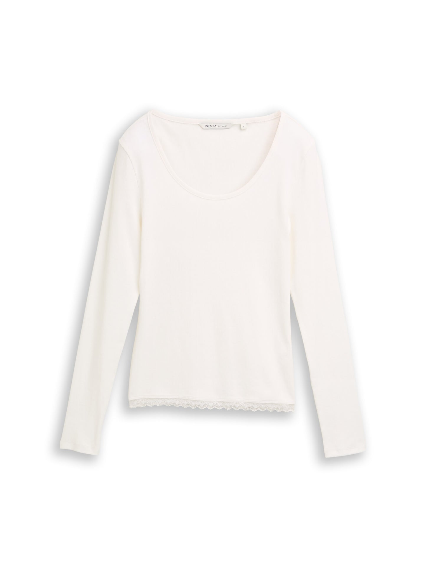 Langarmshirt mit Spitze