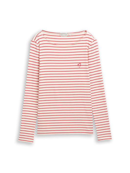 Langarmshirt mit Streifenmuster