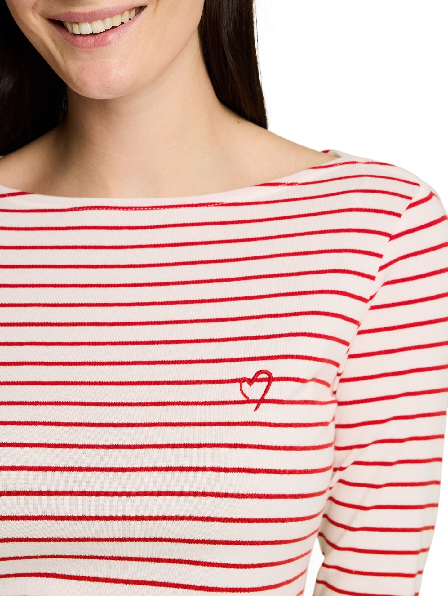Langarmshirt mit Streifenmuster