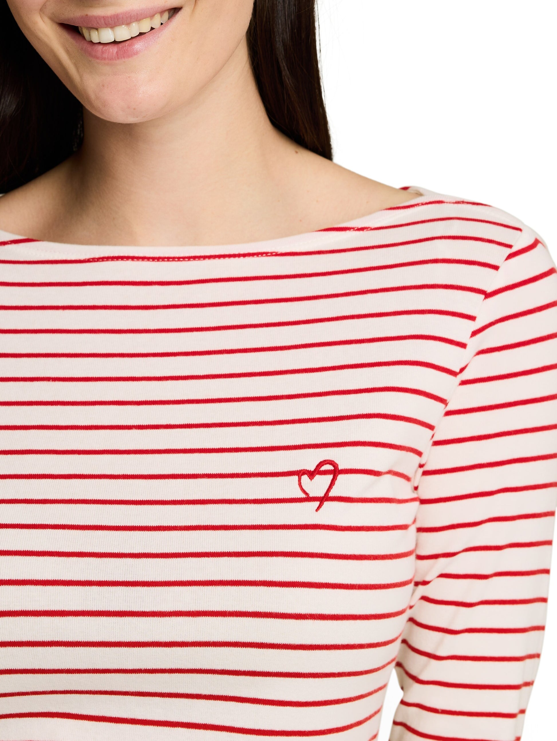 Langarmshirt mit Streifenmuster