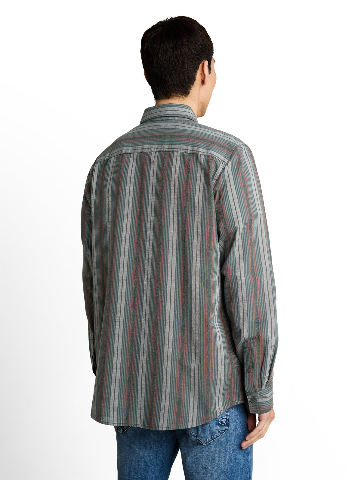 Regular Fit Hemd mit Streifenmuster