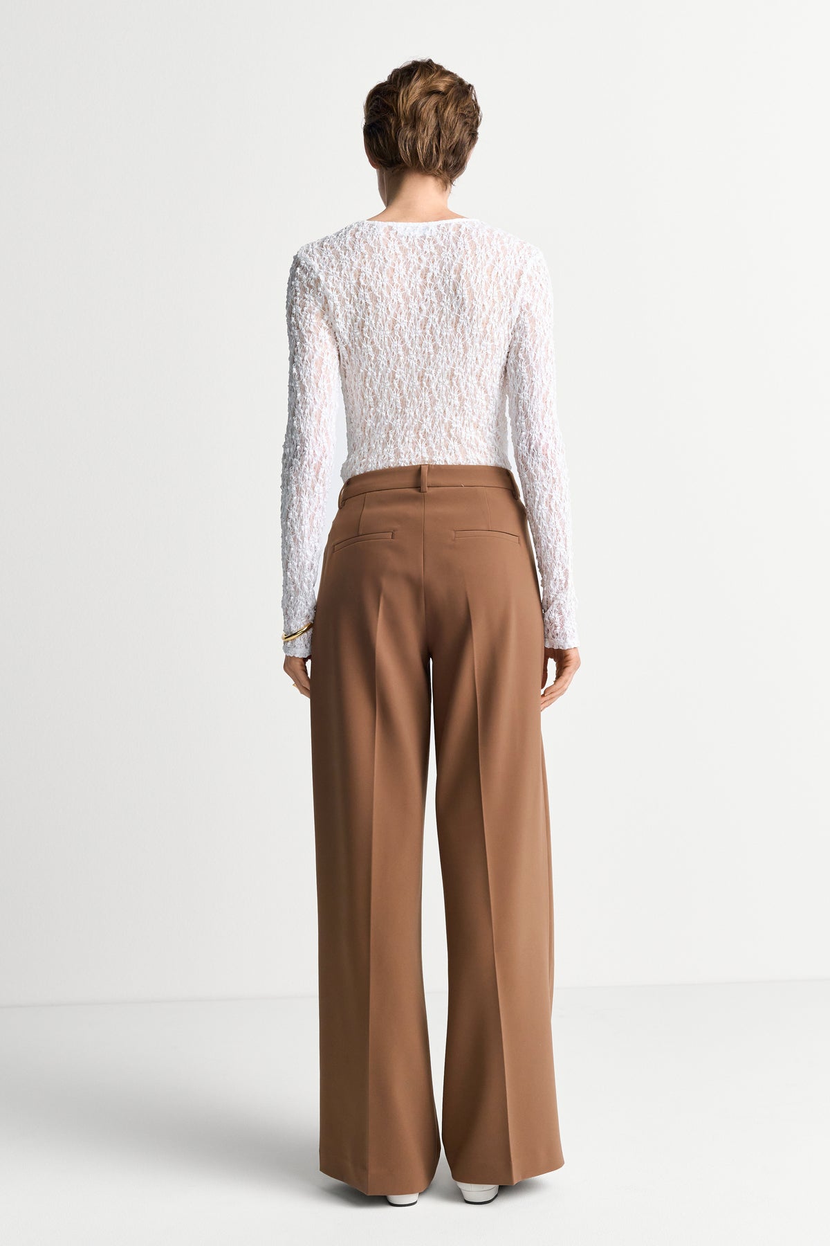 Pleated Wide leg