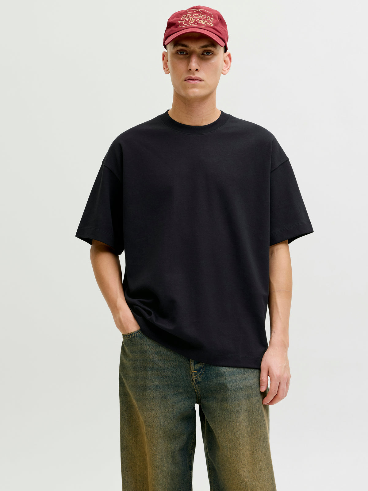 JJEBARRON TEE SS O-NECK NOOS