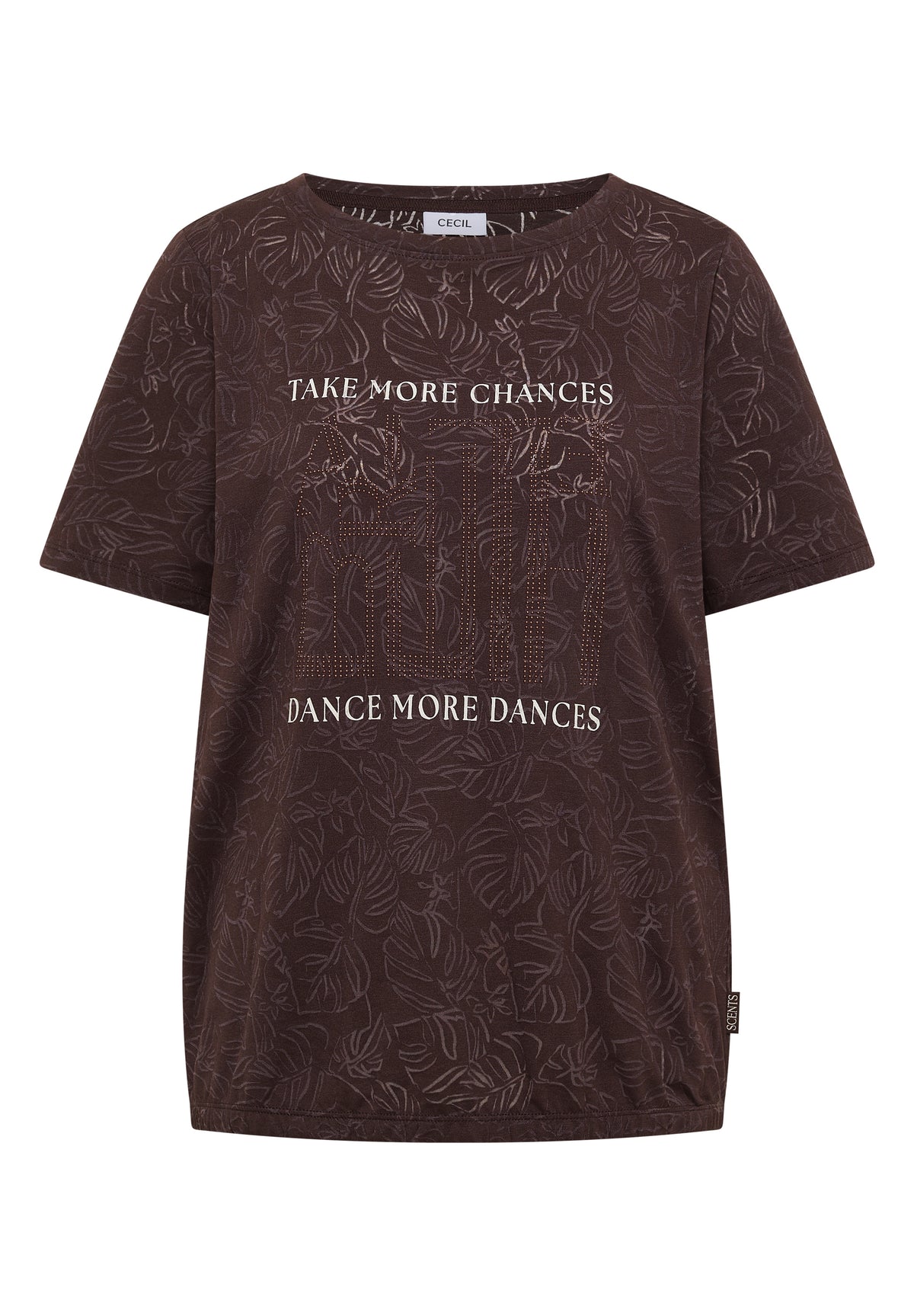 T-Shirt in Ausbrenner-Optik