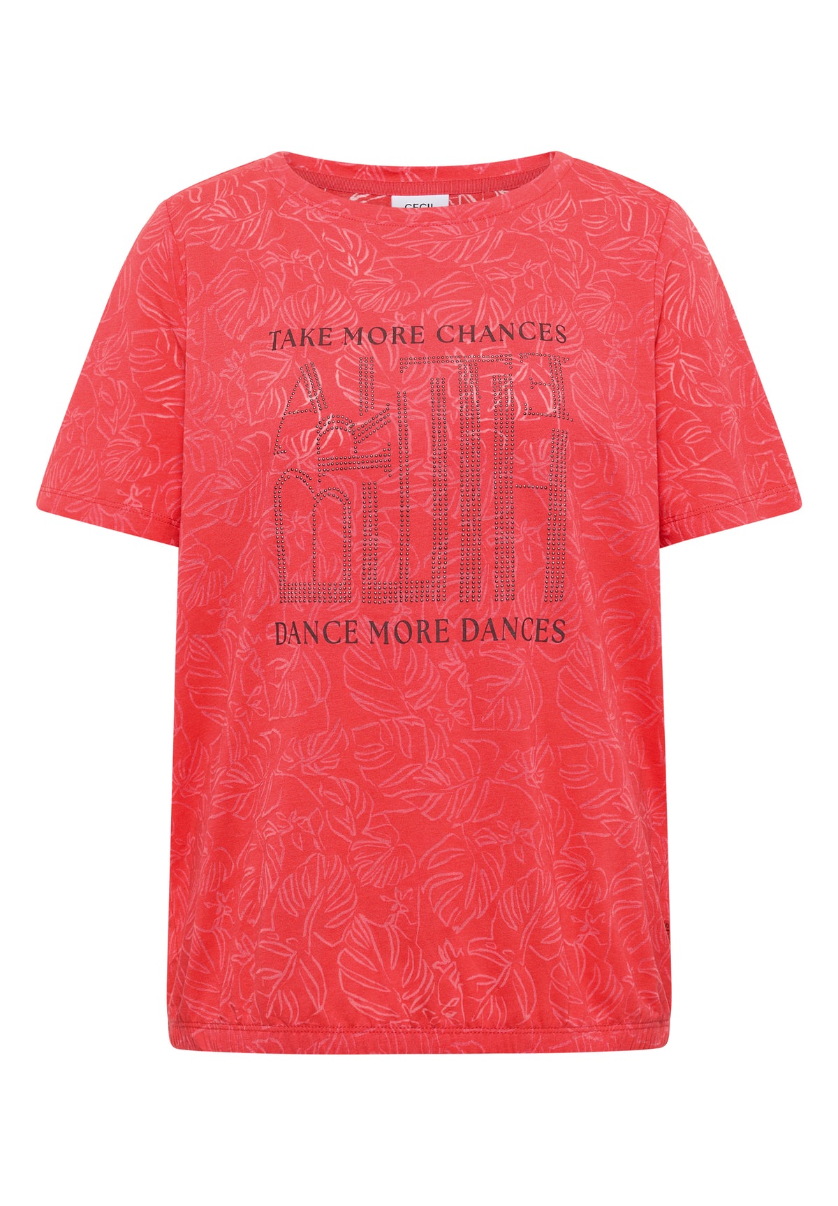 T-Shirt in Ausbrenner-Optik