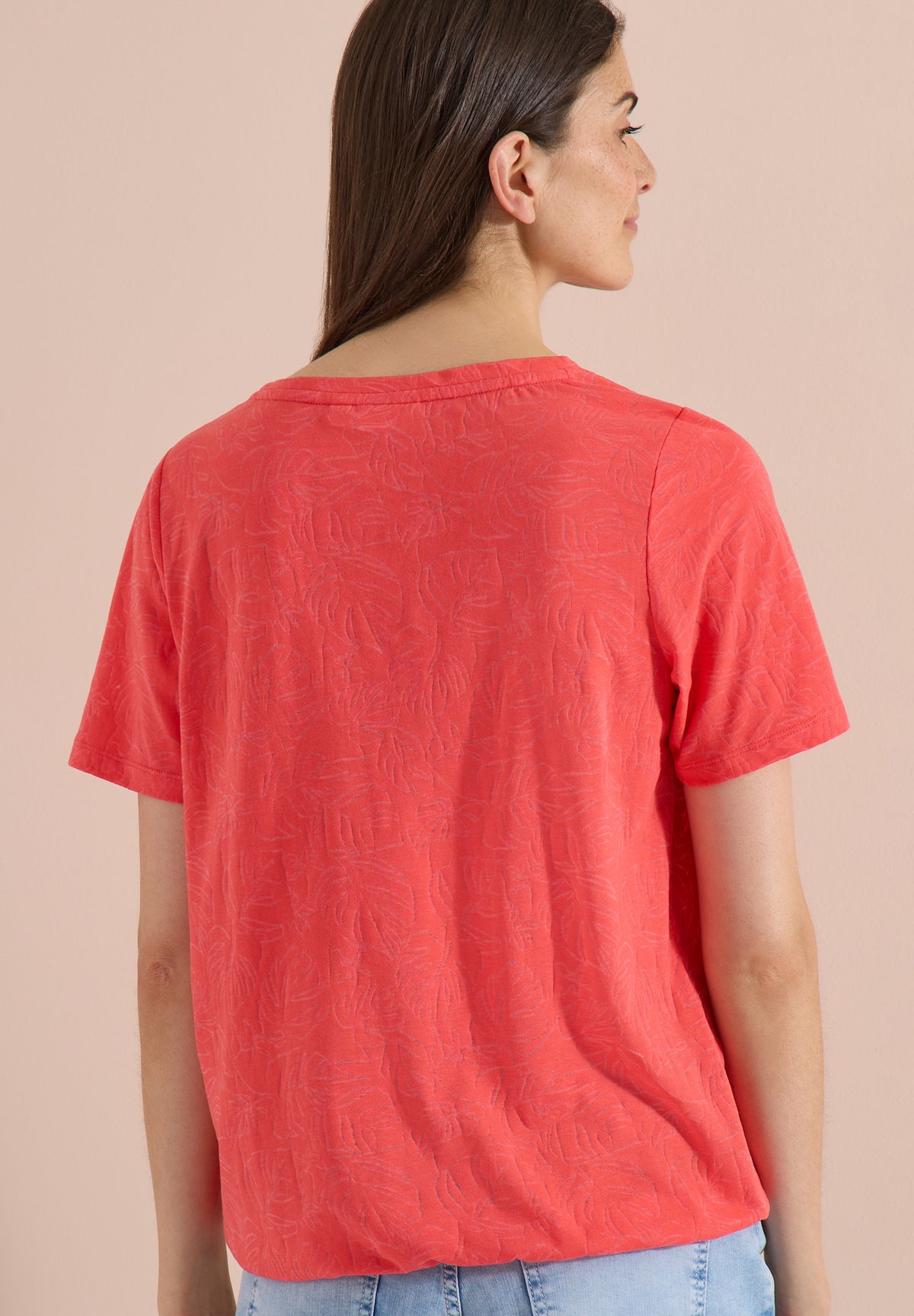 T-Shirt in Ausbrenner-Optik