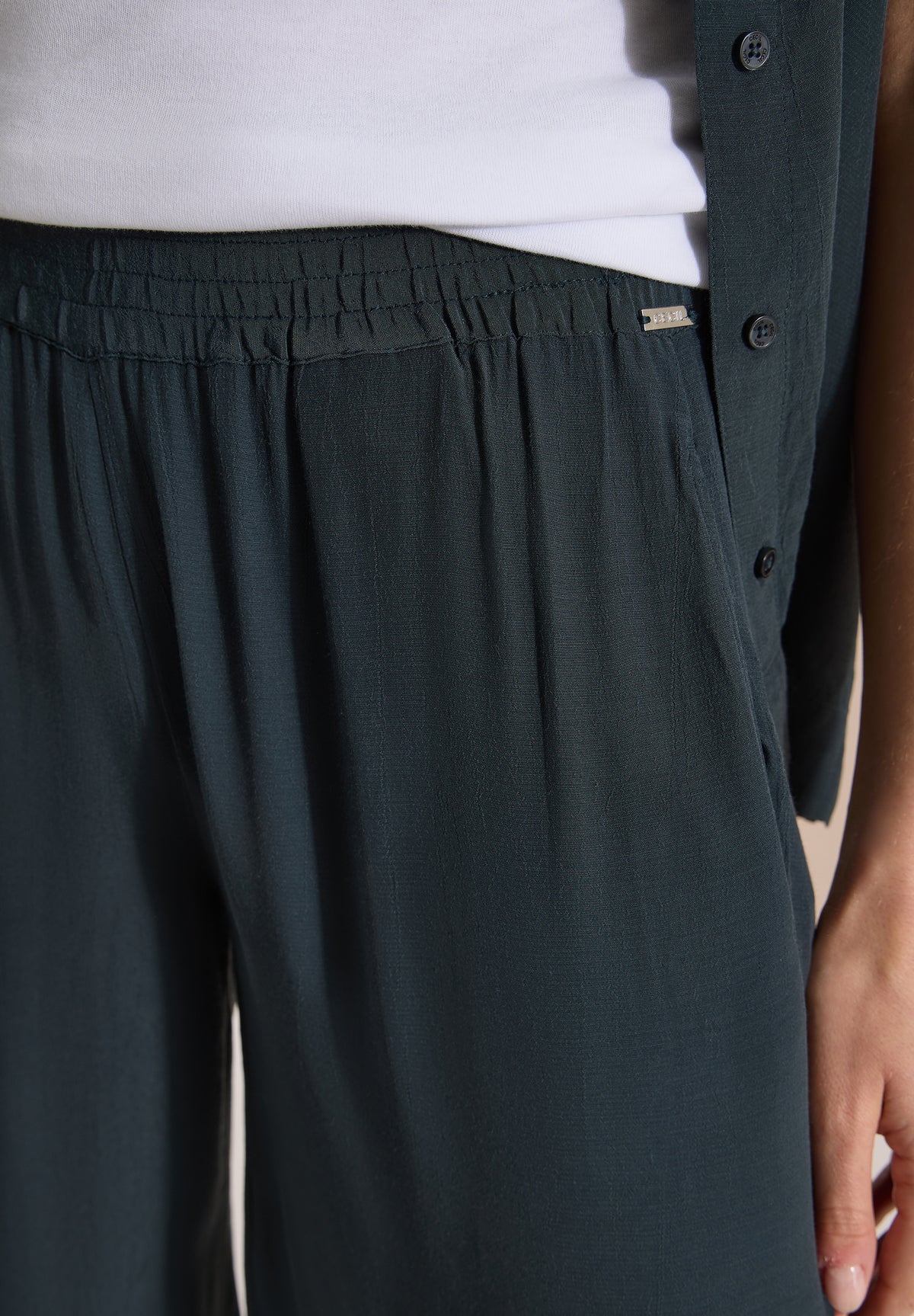 High Waist Wide Leg Hose im Loose Fit