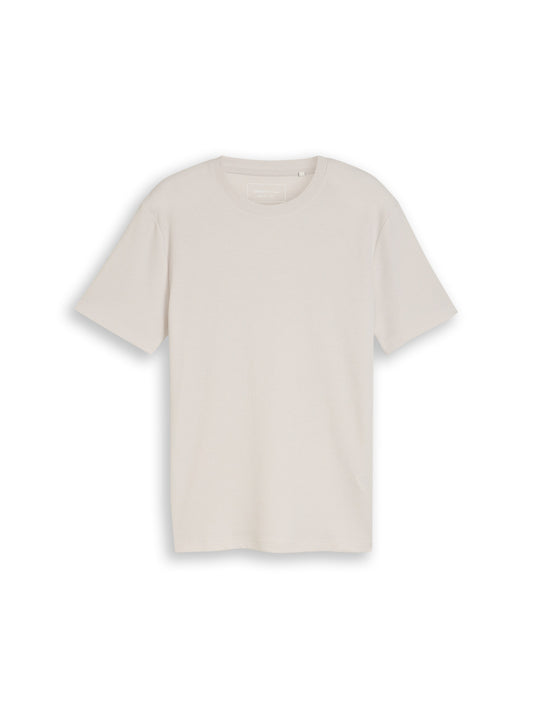 T-Shirt mit Waffelstruktur