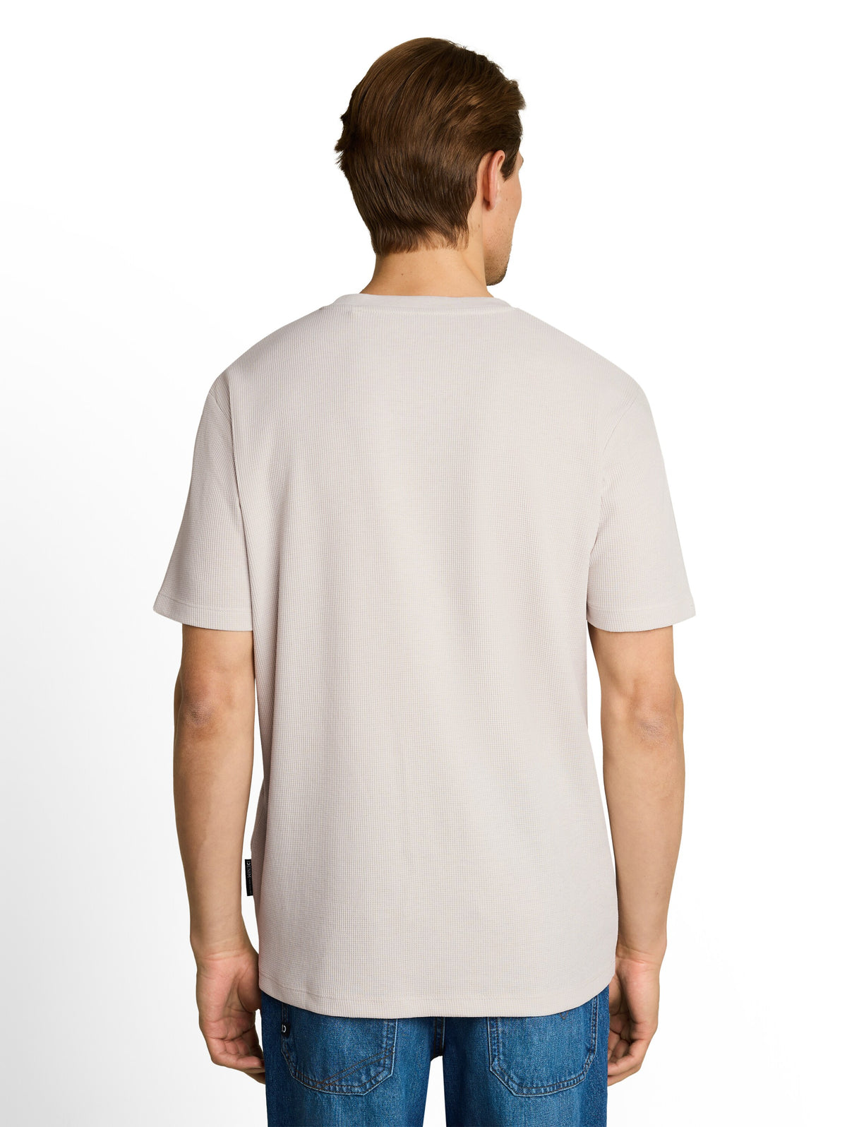 T-Shirt mit Waffelstruktur
