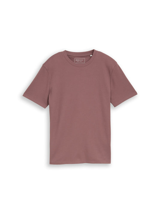 T-Shirt mit Waffelstruktur
