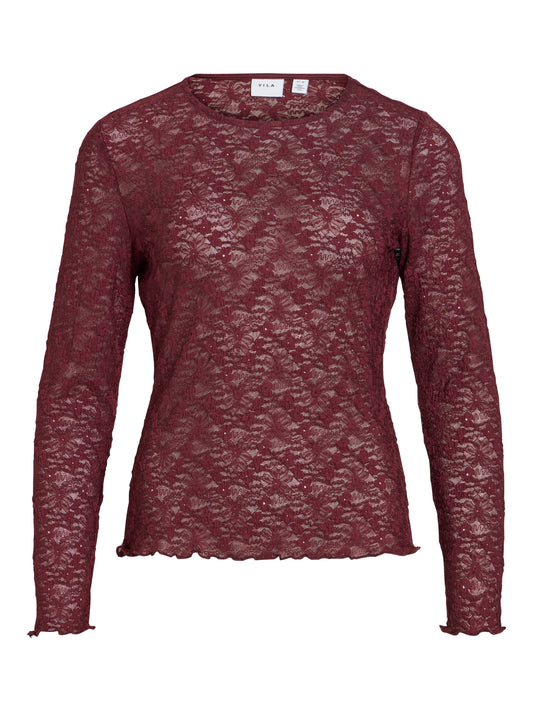 VIFAY O-NECK L/S TOP - NOOS