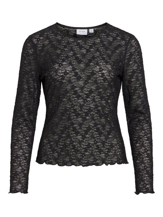 VIFAY O-NECK L/S TOP - NOOS