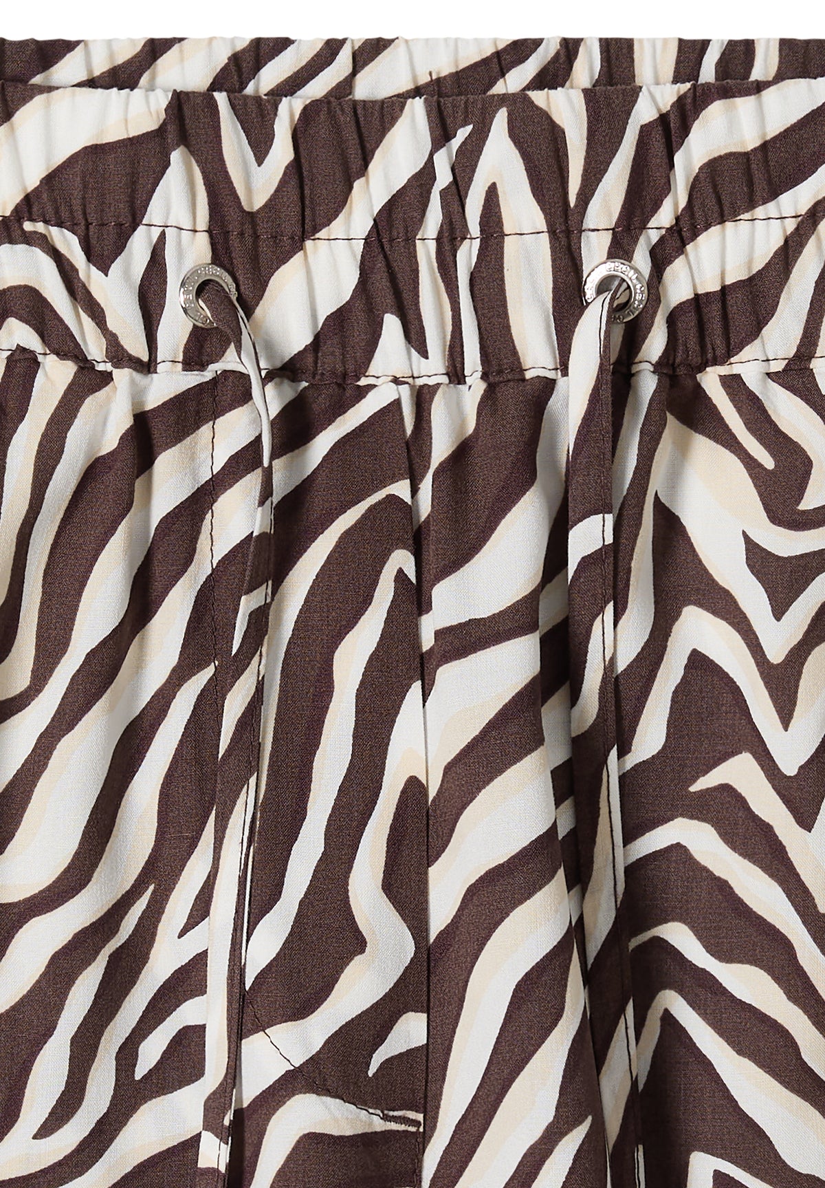 Straight Leg Hose mit Zebraprint