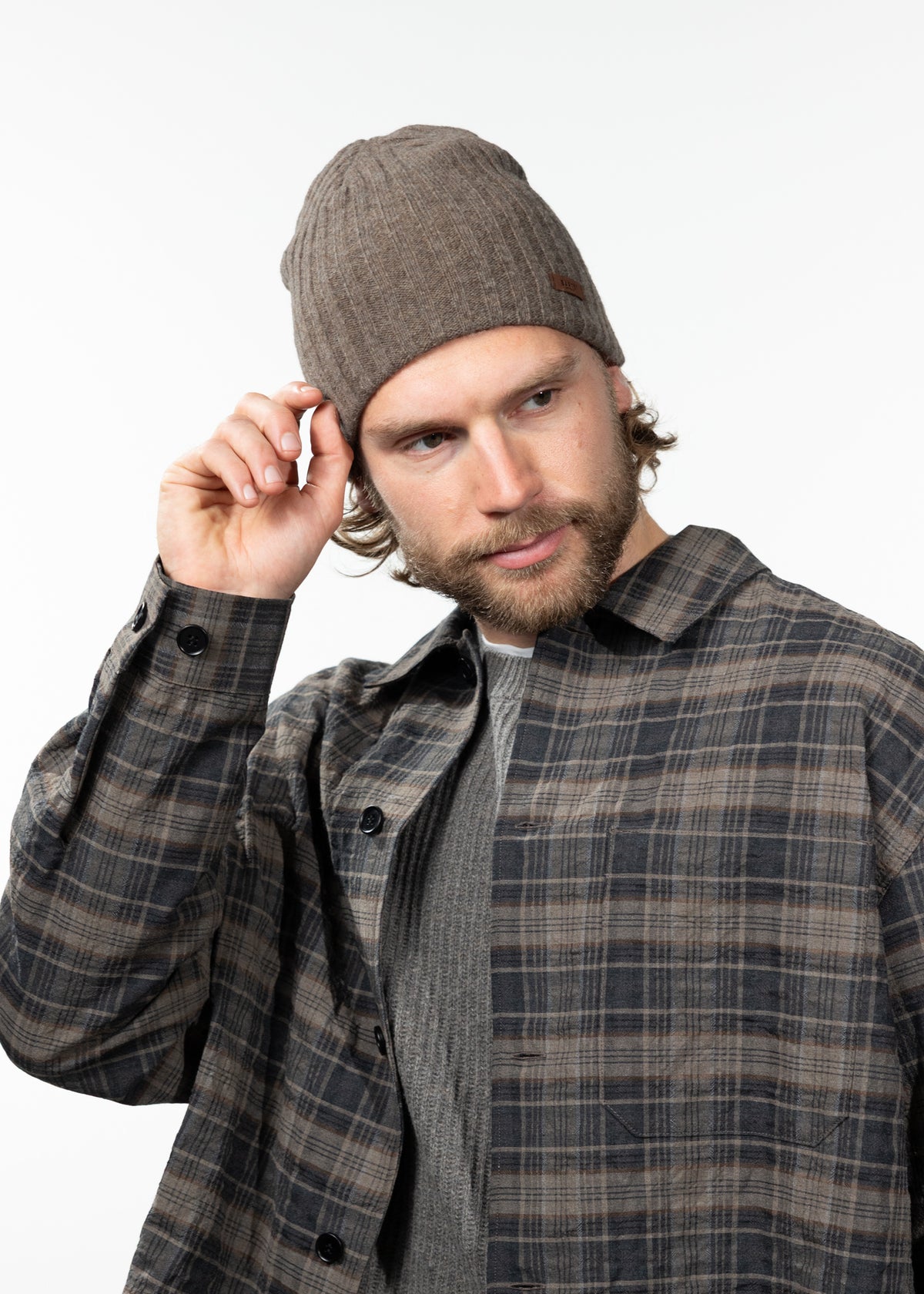 Haakon Beanie, heather brown