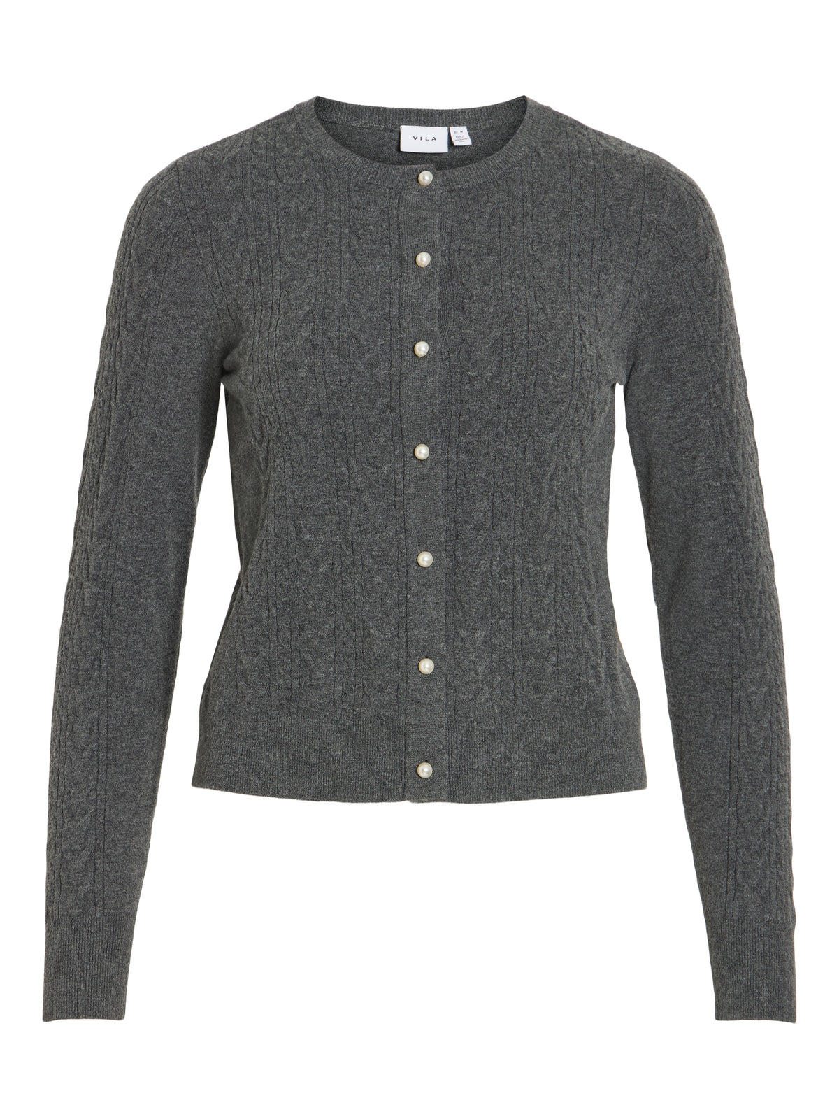 VIKERRY CABLE L/S KNIT CARDIGAN-NOOS