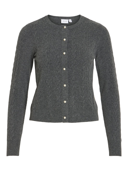 VIKERRY CABLE L/S KNIT CARDIGAN-NOOS