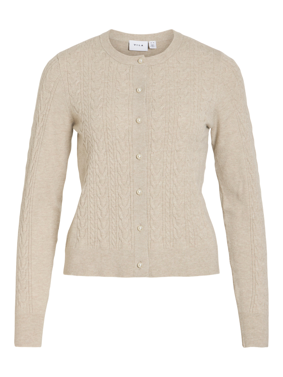 VIKERRY CABLE L/S KNIT CARDIGAN-NOOS