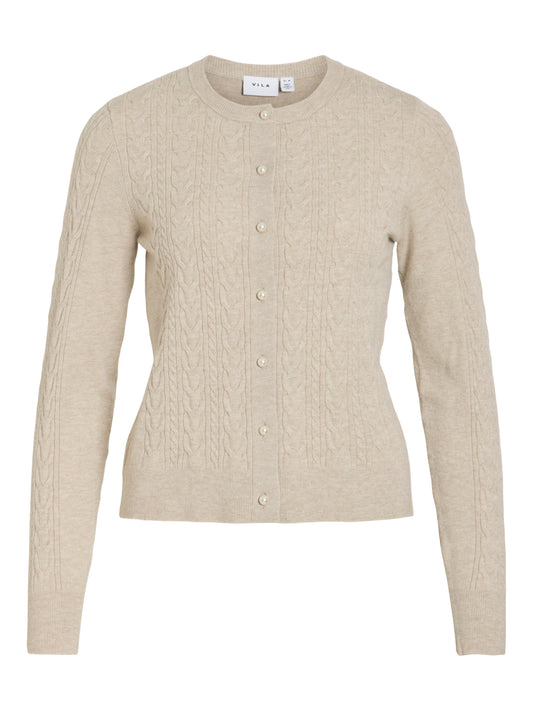 VIKERRY CABLE L/S KNIT CARDIGAN-NOOS