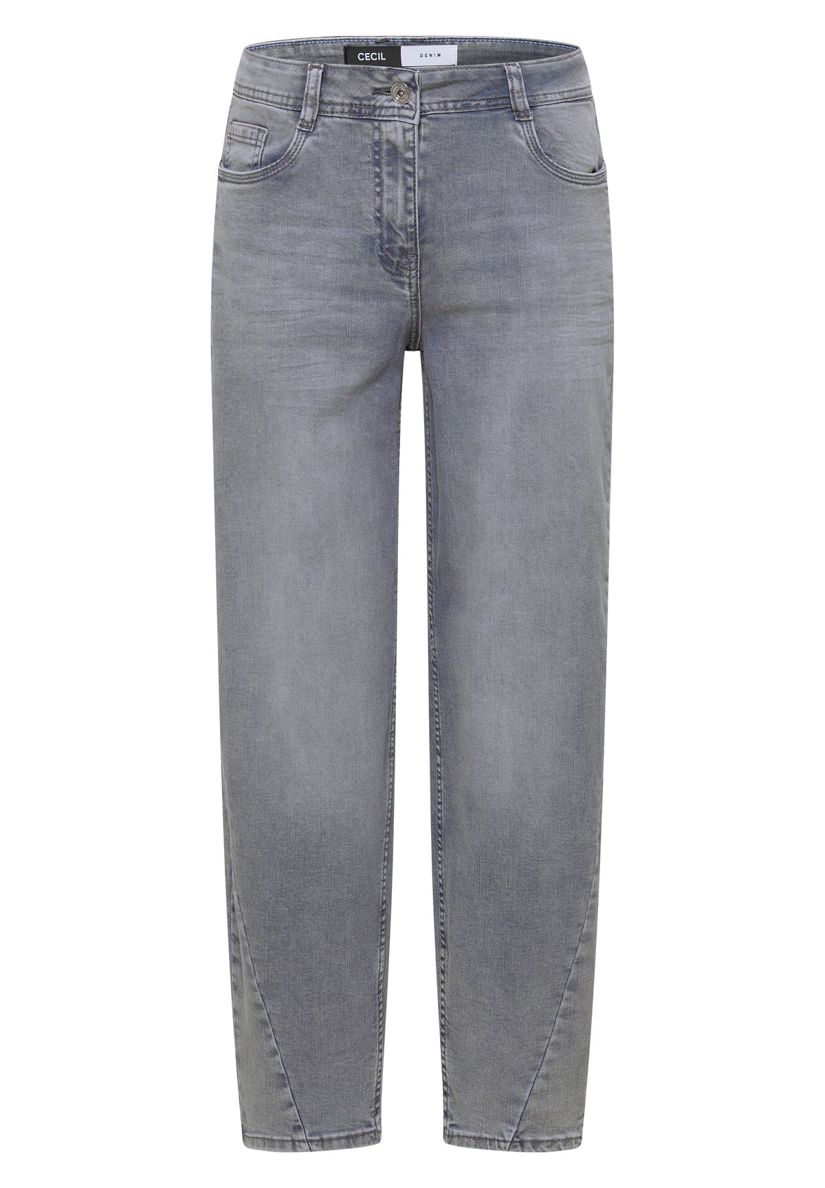 High Waist Barrel Leg Jeans im Loose Fit