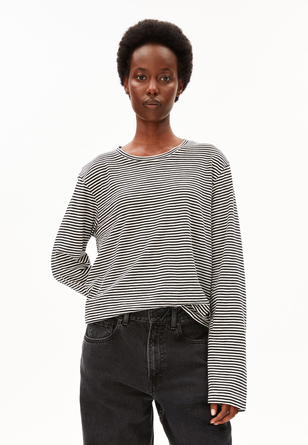 SLUB JERSEY STRIPE LONGSLEEVE