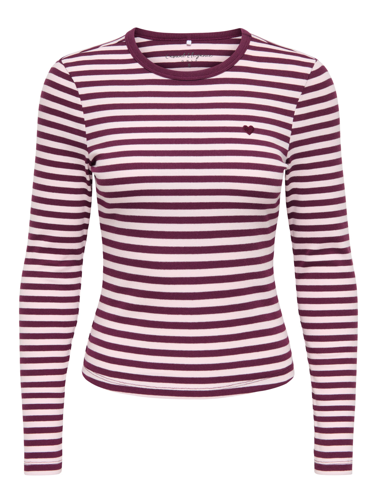 ONLVAL L/S O-NECK STRIPE TOP JRS