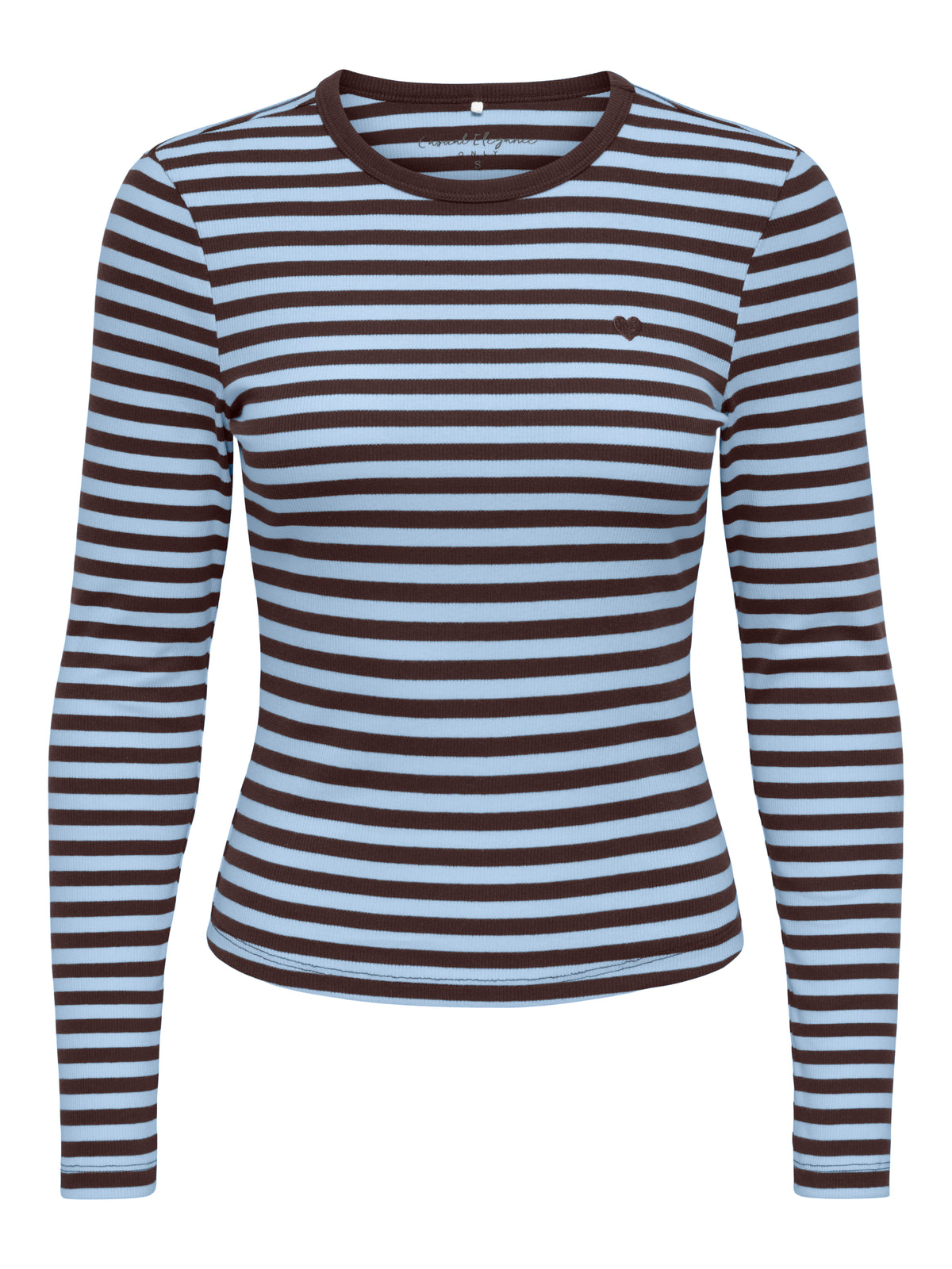 ONLVAL L/S O-NECK STRIPE TOP JRS
