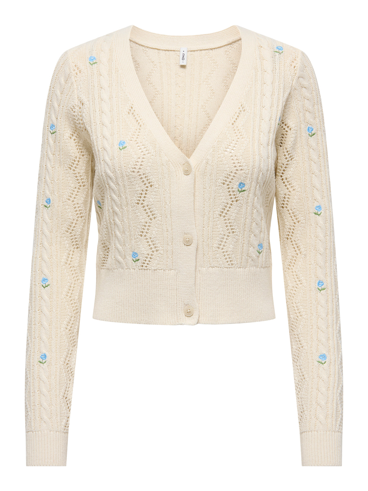 ONLBIRTIE LS EMB V-NECK CARDIGAN NCA KNT