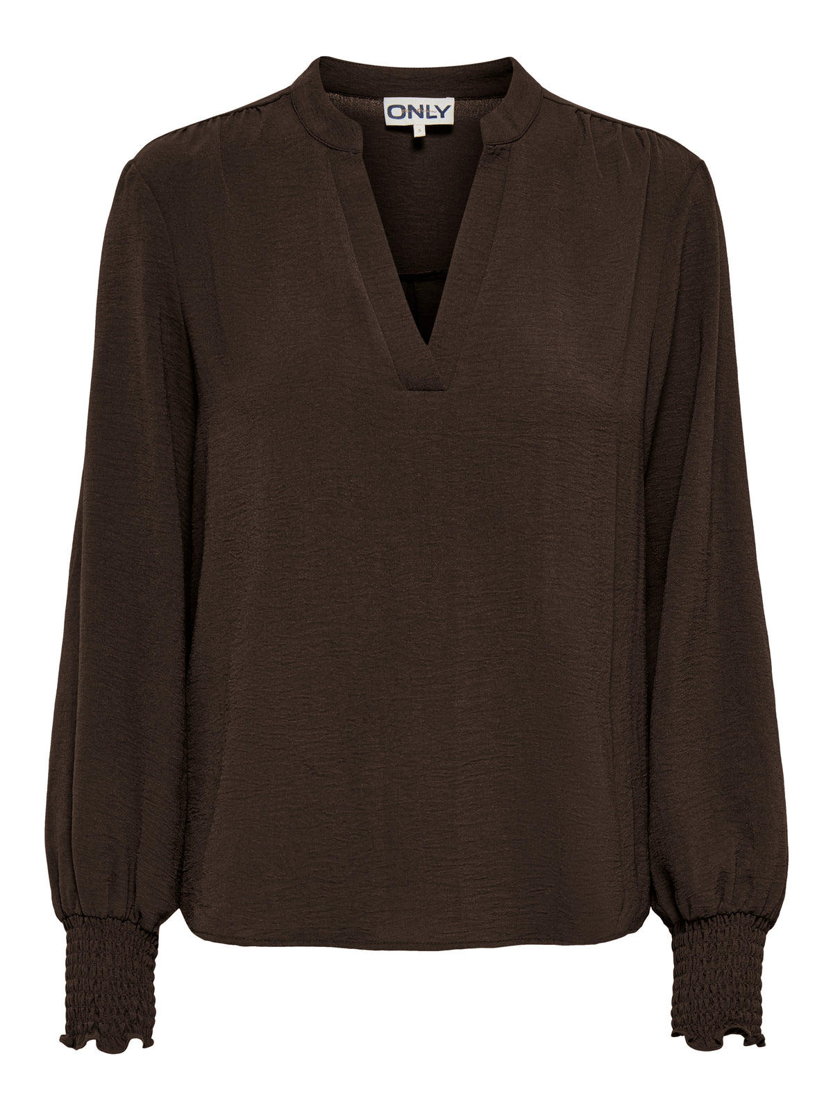 ONLMETTE V-NECK LS SMOCK TOP NOOS WVN