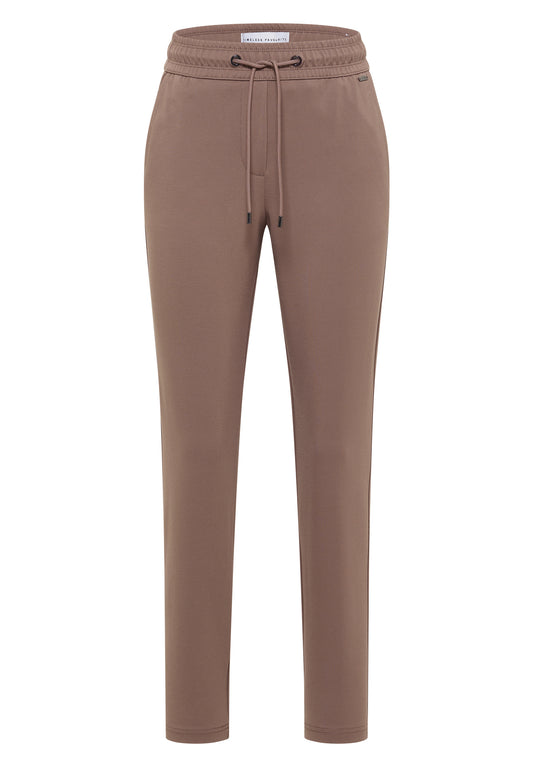 Mid Waist Slim Leg Hose im Casual Fit