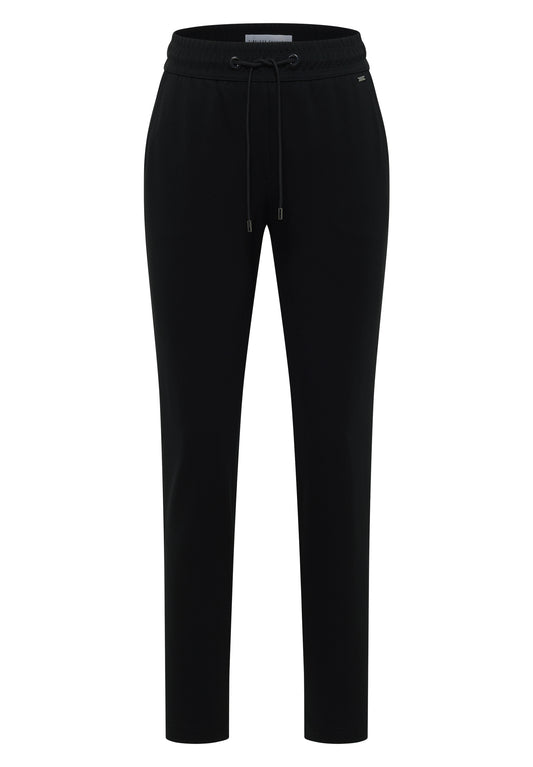 Mid Waist Slim Leg Hose im Casual Fit