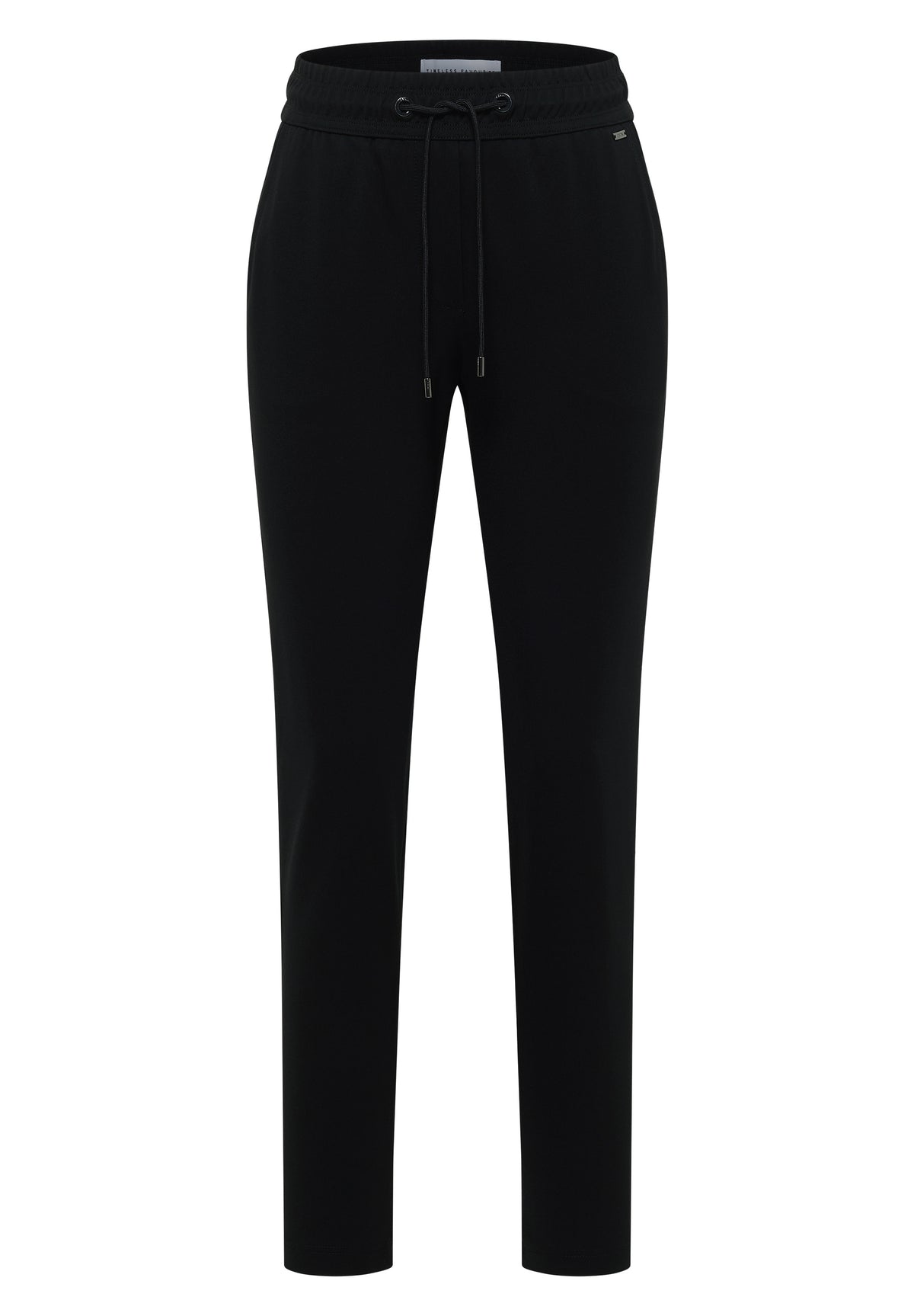 Mid Waist Slim Leg Hose im Casual Fit