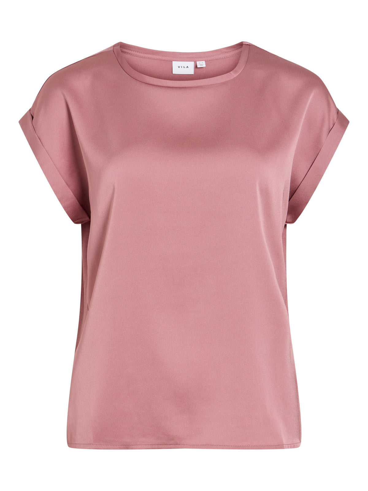 VIELLETTE S/S SATIN TOP - NOOS