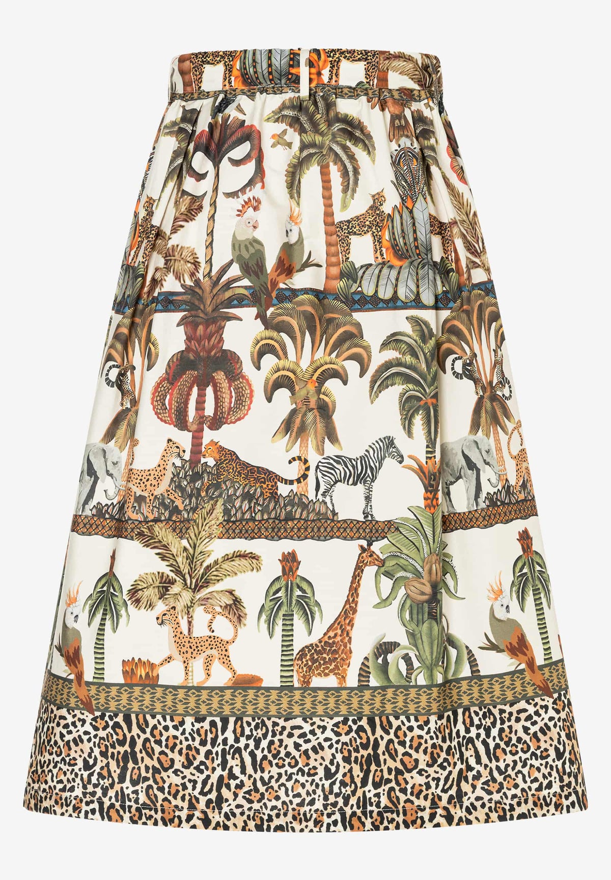 Rock mit Jungle-Print