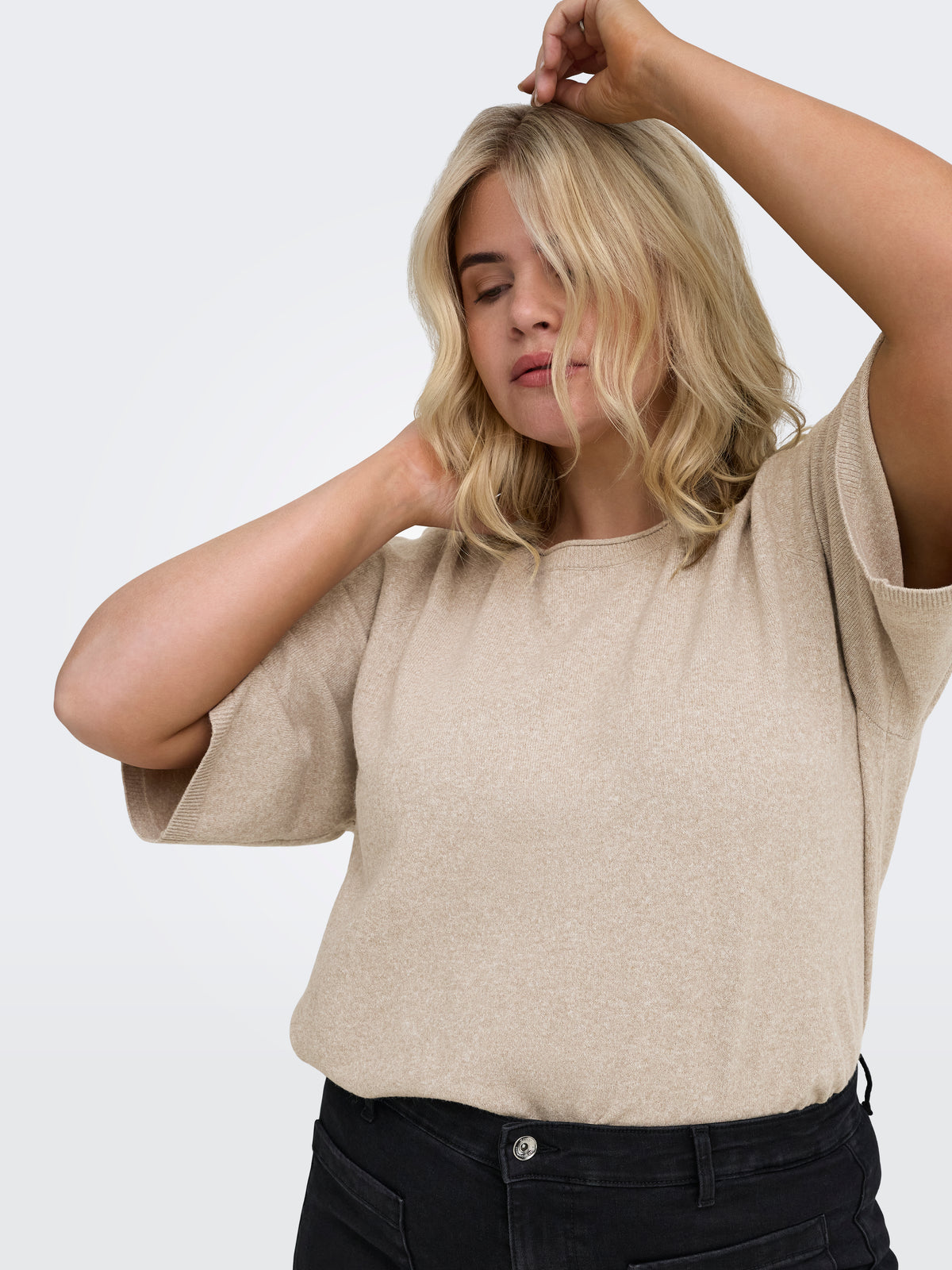 CARLOYAL 2/4 O-NECK PULLOV KNT NOOS