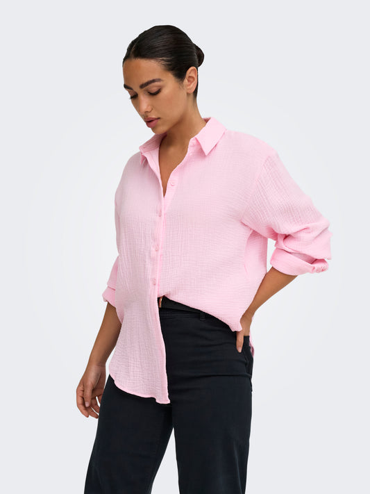 JDYTHEIS LIFE L/S LOOSE SHIRT WVN NOOS