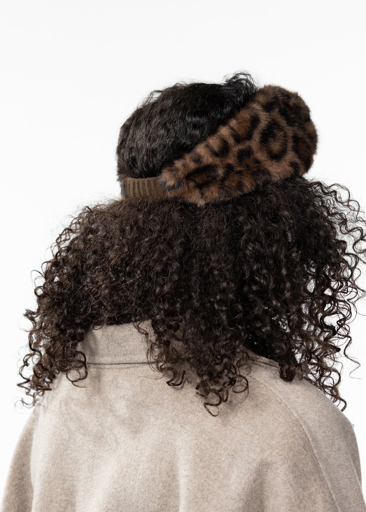 Breanne Headband, print brown